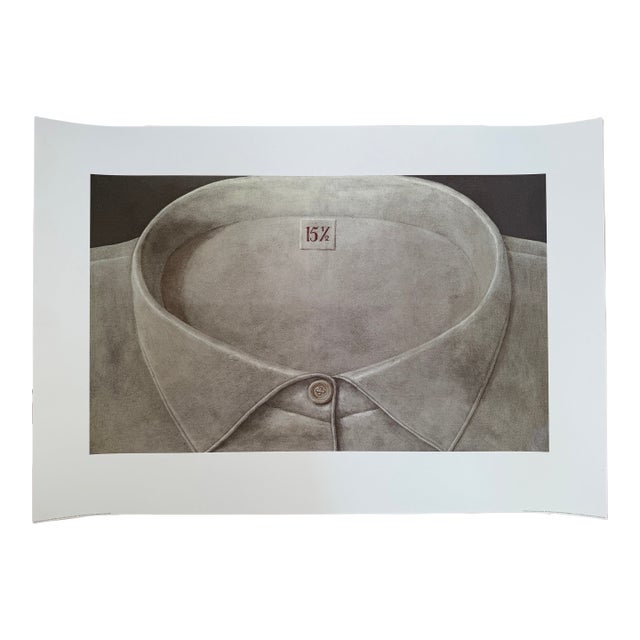 Domenico Gnoli (1933-1970), Girocollo 15 1/2, 1966, Copyright Marzia Gnoli, 1994... Printed in the Netherlands., Large Format For Sale