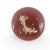 Late 20th Century Vintage Japanese Lacquered Wood Tray Round Gold Detail Signed For Sale - Image 5 of 12