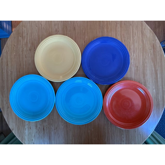 These vintage plates are in mixed condition without large chips and some scratches. Please view the images for greater...