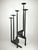 Large Brutalist Wrought Iron Floor Candlestick, 1960s For Sale - Image 5 of 11