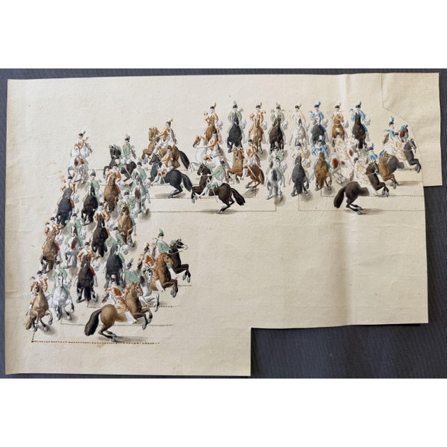 Game of Couples, 1798, Ink, Wash and Pencil For Sale - Image 8 of 8