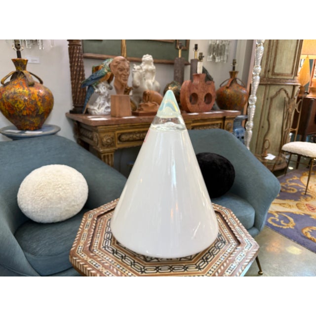 Glass Italian Modern Glass Lamp Designed by Giusto Toso For Sale - Image 7 of 7