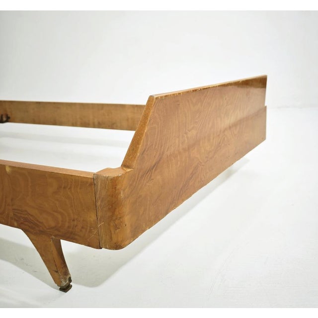 Single Wooden Bed in the style of Ponti or La Permanente Cantù, Italy, 1950s For Sale - Image 15 of 18