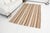 Coffee Antique Bohemian Stripe Kilim Rug For Sale - Image 8 of 10