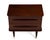United Furniture Mid Century Mahogany Brass Nightstands a Pair Refinished For Sale - Image 9 of 13