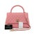 Chanel Coco Flap Pink Caviar Leather Gold Hardware Top Handle Bag For Sale - Image 13 of 14