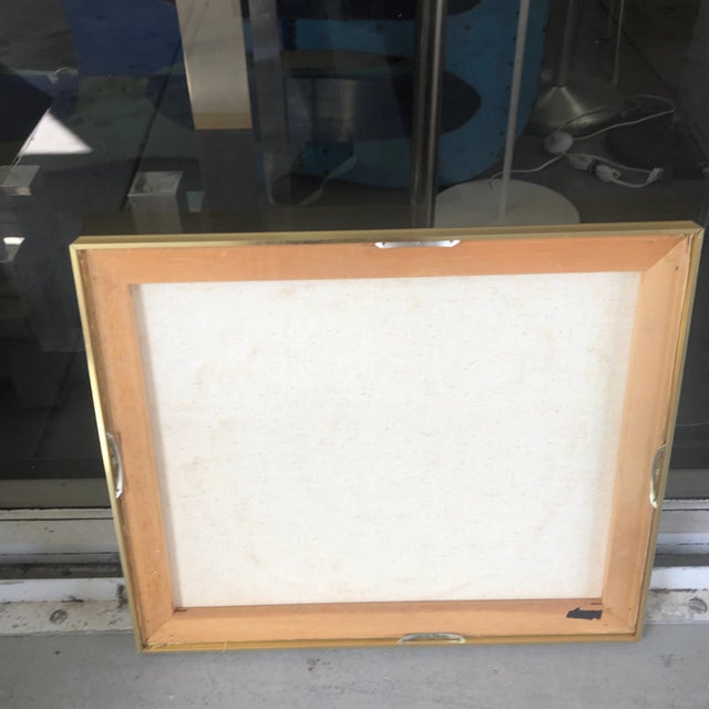 1970s Modernist Botanical Painting Signed R. Gold, Framed For Sale In Miami - Image 6 of 7