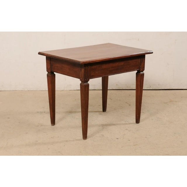 Italian Small Table with fluted Legs, 19th Century For Sale In Atlanta - Image 6 of 11