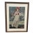 Vintage Framed Needlepoint Portrait of a Young Woman - Unsigned For Sale