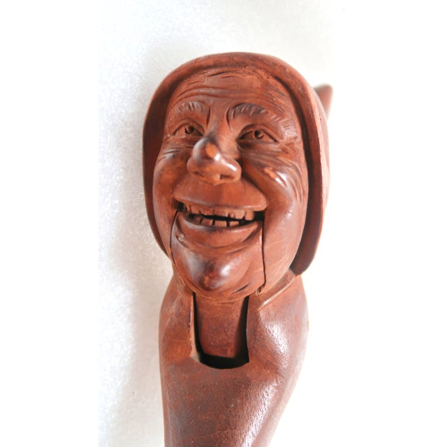 Figurative Well-Carved Antique Wood Bavarian Nutcracker, 19th Century For Sale - Image 3 of 12