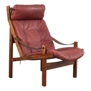 Mid-Century Hunter Lounge Chair by Torbjørn Afdal for Bruksbo, 1960s For Sale