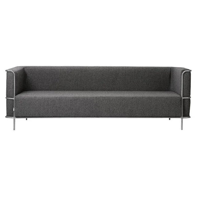 Not Yet Made - Made To Order Gray Modernist Three-Seater Sofa by Kristina Dam Studio For Sale - Image 5 of 5