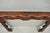 Traditional Antique Italian Provincial Carved Serpentine Scalloped Walnut Fireplace Mantel For Sale - Image 3 of 18