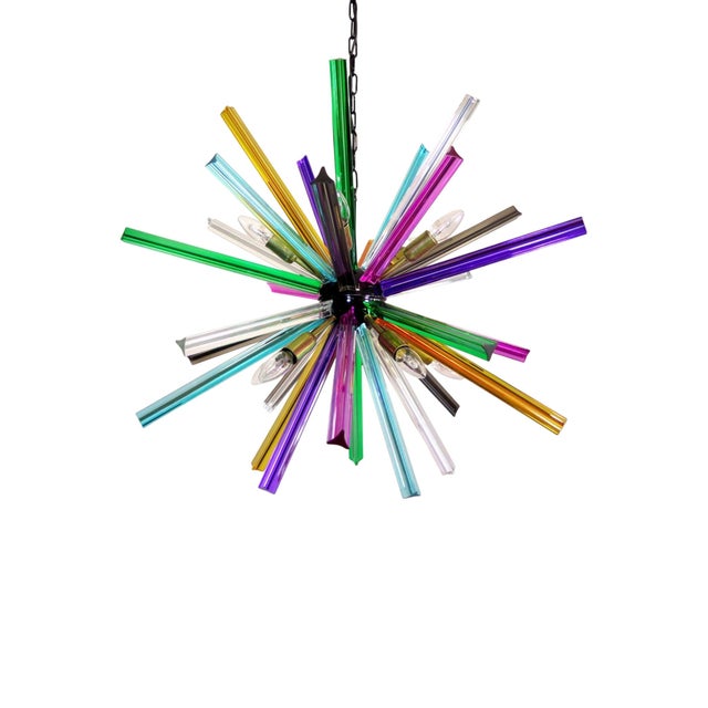 Italian Glass Sputnik Light from Justfurnituress SRL For Sale - Image 4 of 13