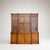 Monumental Style Burl Wood Fsux Bamboo China Library Cabinet or Hutch Bookshelf For Sale In Atlanta - Image 6 of 6
