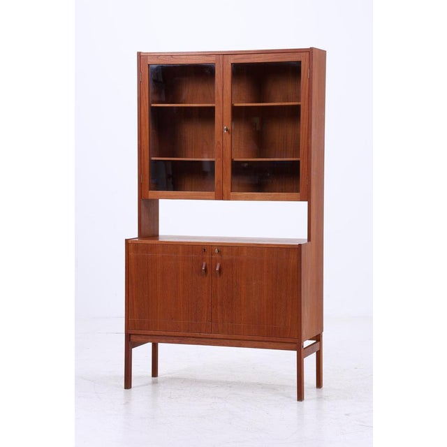 Vintage Teak Display Cabinet, 1960s For Sale - Image 4 of 11