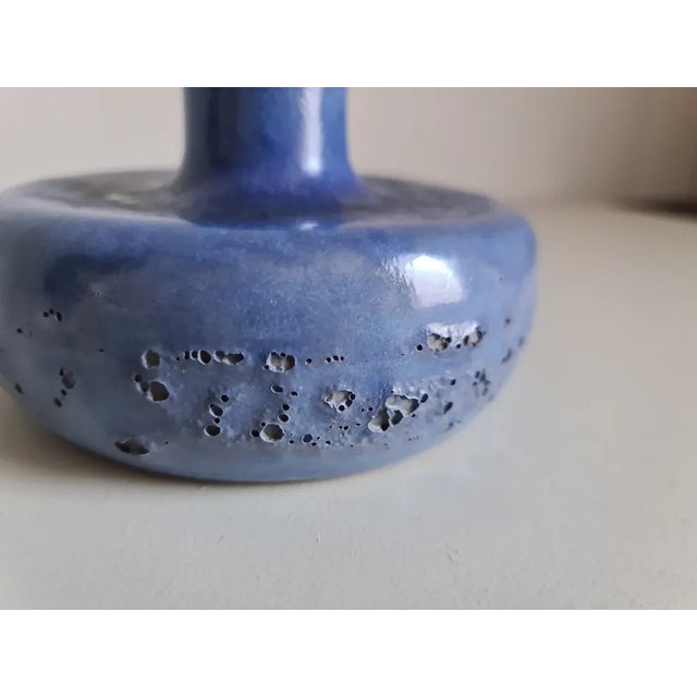 Ceramic 20th Century French Ceramic Soliflore Vase in the shape of a Pebble, 1960s For Sale - Image 7 of 11