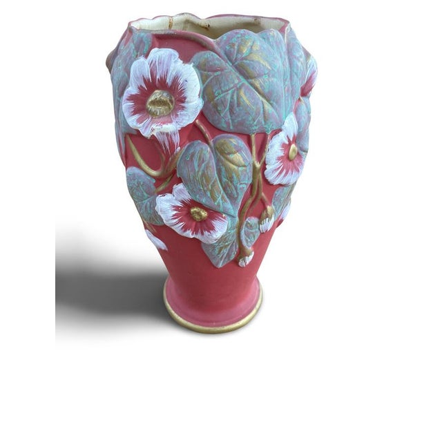 Art Nouveau Red Vase, 1890s For Sale - Image 6 of 15