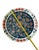 Maxey Floral Metal Serving Tray, 16-Inch Round, Folk Art Style Vintage MCM Boho For Sale - Image 4 of 8