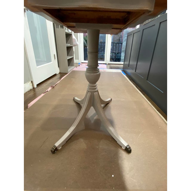 Vintage Traditional Flip Top Pedestal Table Chairish