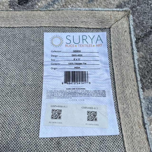 8ft 1in × 11ft 2in Surya Gemini Collection Area Rug For Sale - Image 12 of 12