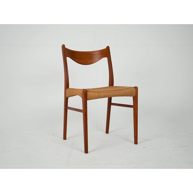 Vintage GS61 Teak Chairs by Arne Wahl Iversen, 1960s, Set of 6 For Sale - Image 12 of 17