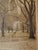 Signed Altman, Central Park South Perfect reflection of time in New York City