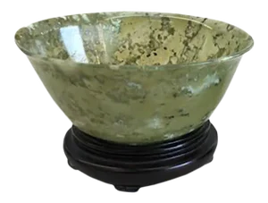 19th Century Chinese Jade Bowl