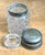 Antique Monogrammed Metal Topped Glass Vanity Jar For Sale - Image 11 of 18