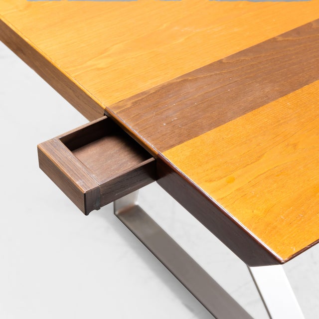 Holli Desk in Wood by Giovanni Offredi for Saporiti Italia, Italy, 1970 For Sale - Image 10 of 15