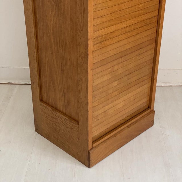 Notarys Cabinet with Roll-Top Door, 1960s For Sale - Image 12 of 13