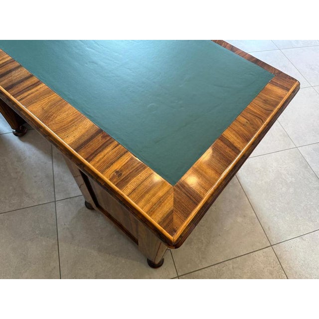 Large Biedermeier Desk with Leather For Sale - Image 14 of 18