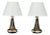 1960s Marianne Starck, Table Lamps, Brown Stoneware - Pair For Sale