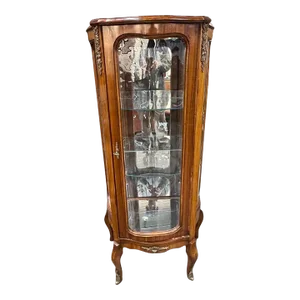 Louis XV Style Ormolu Mounted Kingwood Display Cabinet.