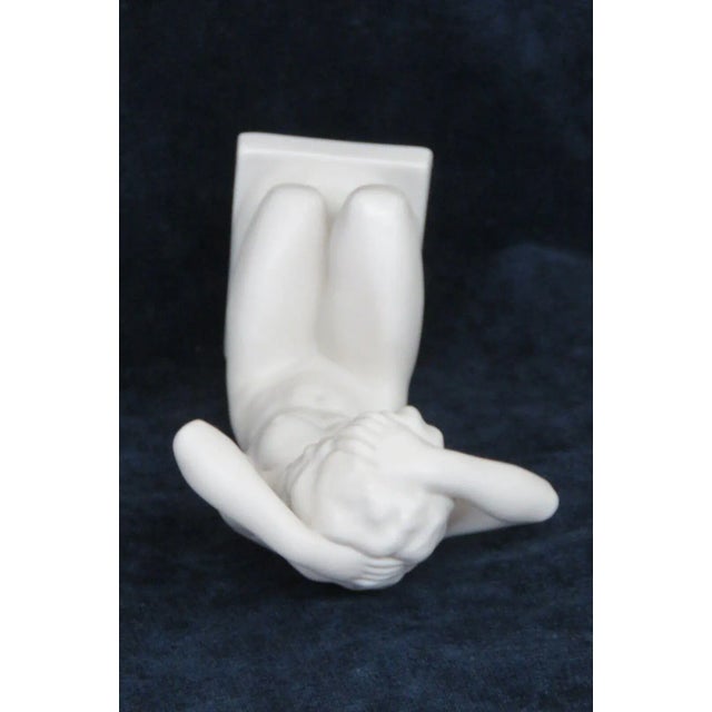 Karl Tutter Hutschenreuther Porcelain After the Bath Nude Woman Figurine For Sale - Image 12 of 12