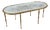 Baguès Coffee Table in Gilt Bronze and Aged Mirror, 1950s For Sale