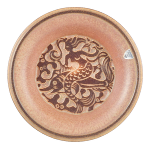 Stoneware Bowl with Mermaid and Fish Motif by Michael Andersen, 1960s-1970s