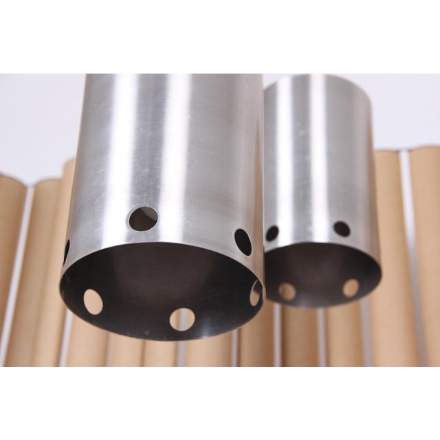 Danish Aluminum Pendant Lights, 1970s, Set of 2 For Sale - Image 4 of 7