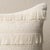 This pillow features Acadia with a knife edge finish. A horizontal fringed stripe, this pattern derives from a textile in...