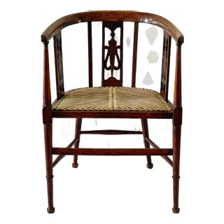 Antique Edwardian Armchair For Sale