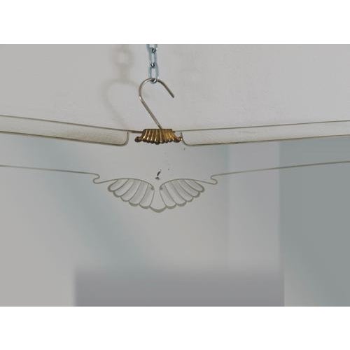 1940s Mid-Century Cherry & Brass Wall Mirror attributed to Paolo Buffa, Italy, 1940 For Sale - Image 5 of 14