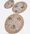 Vintage Asian Pottery Sushi Plates Oriental Cherry Blossom Floral Hand Painted - 8 pcs For Sale In San Diego - Image 6 of 9