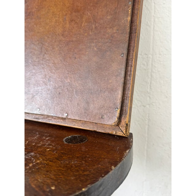 Early 19th Century Antique French Carved Wood Beveled Mirror, C. 1880–1900 For Sale - Image 5 of 5