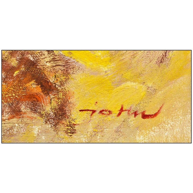 Mid 20th Century A Romantic Ride through the Park, HongNian Zhang For Sale - Image 4 of 5