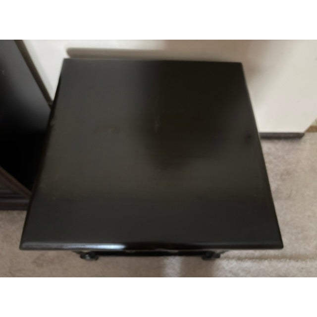 1970s Vintage Kling Colonial Single Drawer Side Table For Sale - Image 5 of 6