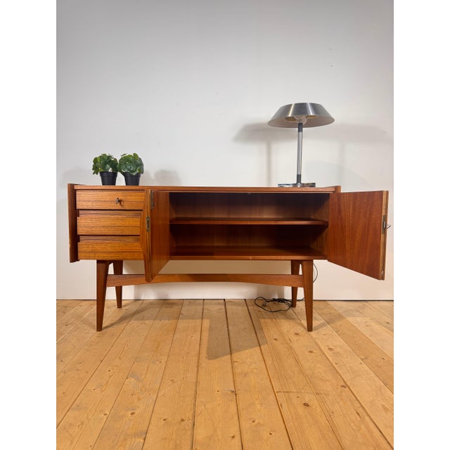 Brown Danish Teak Sideboard, 1960s For Sale - Image 8 of 11