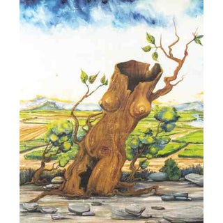 António Lima, Tree, Oil on Canvas For Sale