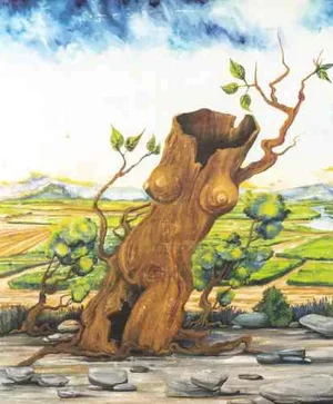 António Lima, Tree, Oil on Canvas