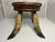Antique Taxidermy Deer Hoof Mahogany Stool For Sale - Image 4 of 10