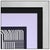 Late 20th Century Late 20th Century Broey Neg Geometric Abstract Lavender Silkscreen Victor Vasarely For Sale - Image 5 of 5